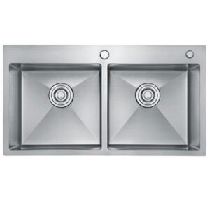 Chậu 2 hố inox 304